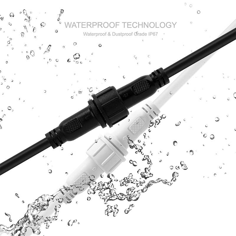 2/3/4/5 PIN Waterproof IP68 Male To Female Outdoor LED Strip Connector-5 Pairs Per Package 2/3/4/5 PIN Waterproof IP68 Male To Female Outdoor LED Strip Connector-5 Pairs Per Package